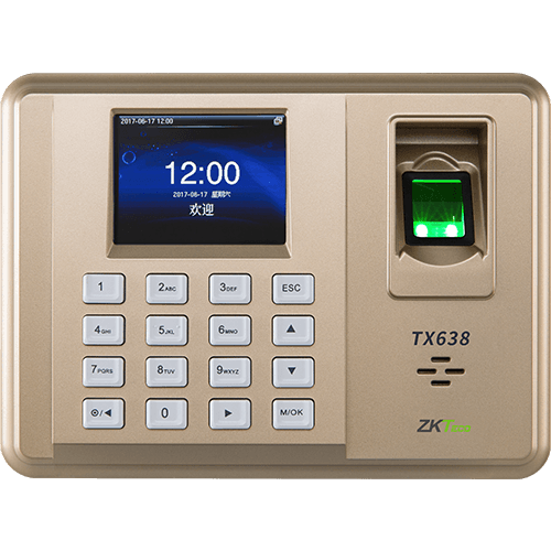 指纹识别考勤终端TX638
