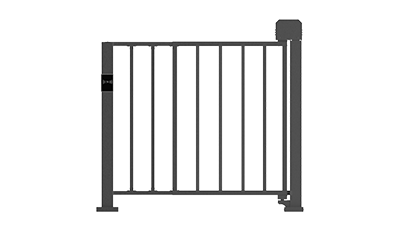 伸缩型自动广告门ADR2000