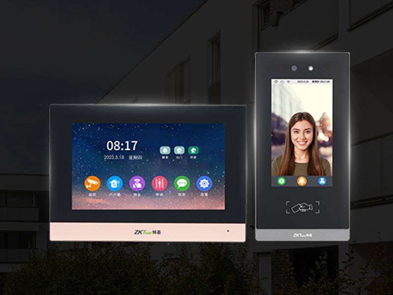 新品 ▏熵基动态面部识别可视对讲门铃VI-DFCPA507