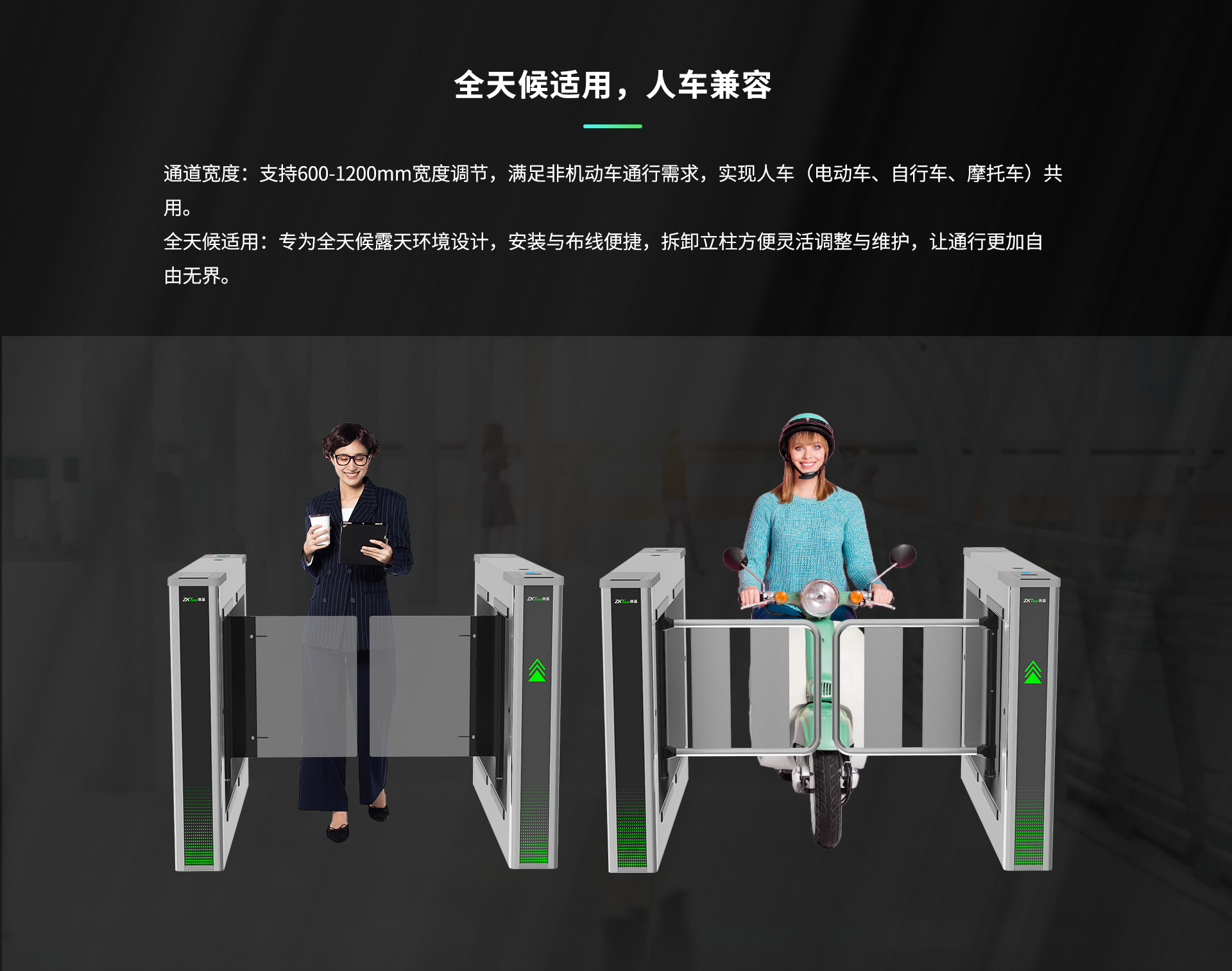 熵基智能通道闸系列产品图片